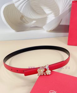 New 2.0cm Rv official website, double-sided original leather, buckle width 2.0cm... length 7 f9flqghg