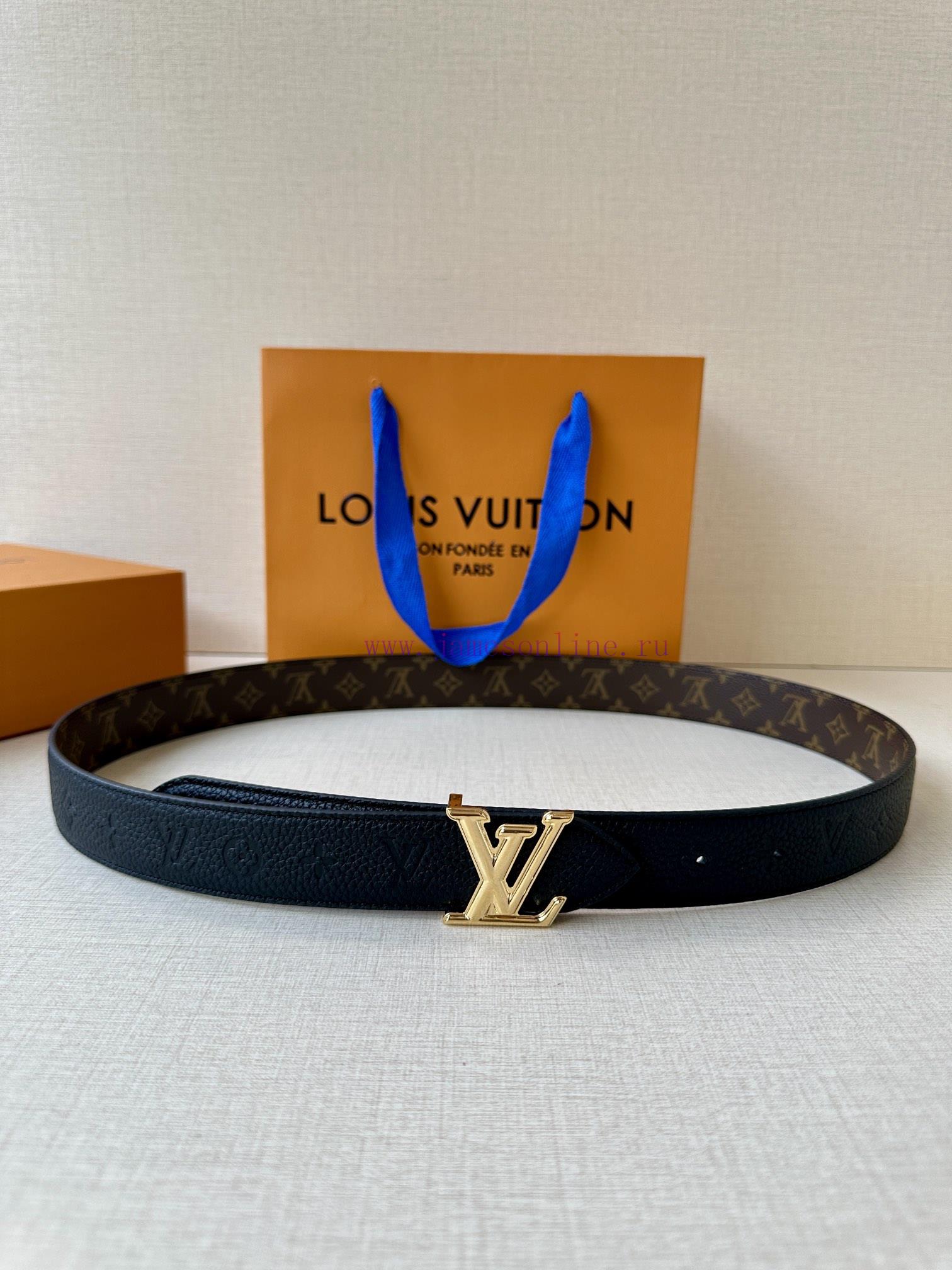 The 3.0-wide LV Flowergram double-sided belt is made of Monogram canvas and Monogram embosse xcq6jzdz