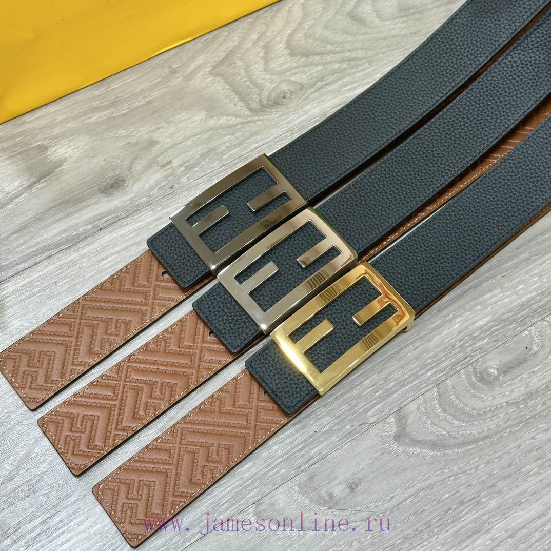 FENDL 38mm wide double-sided original calf leather with a single ruthenium palladium plated h3nsmems - Image 7