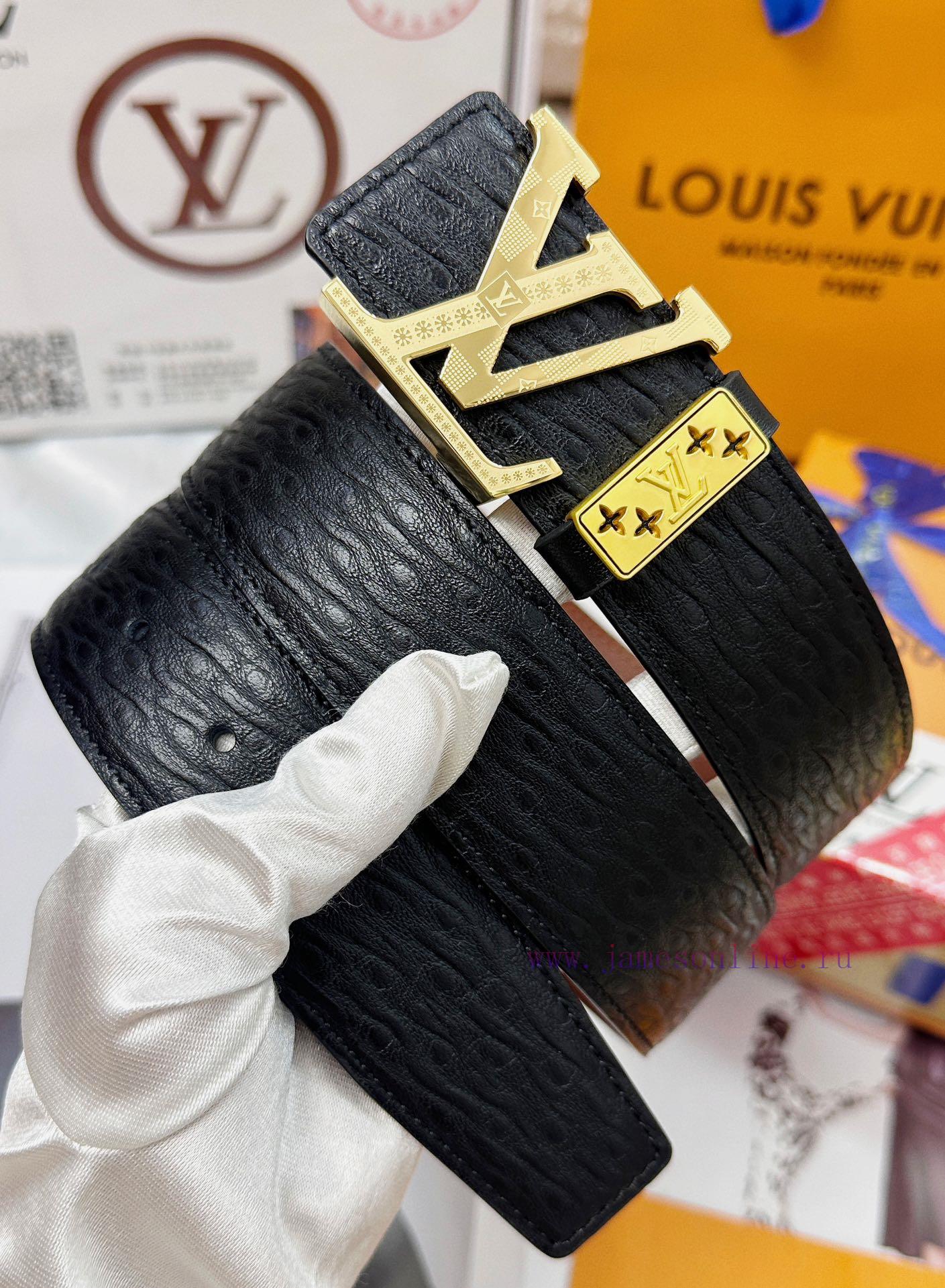 Belt LV Louis Vuitton's top tier replicaThe waistband is made of 100% cowhide, ensuring genu uxeqkgoh - Image 3