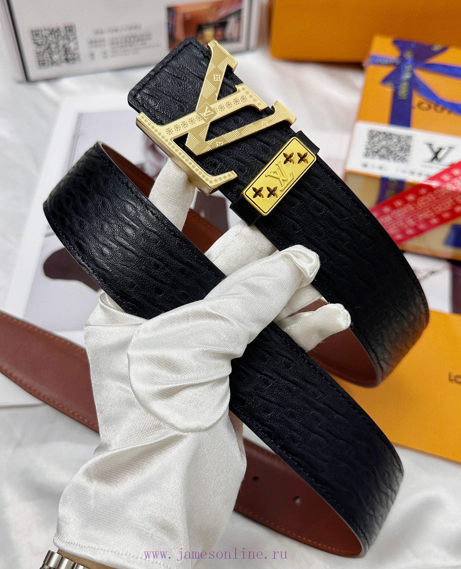 Belt LV Louis Vuitton's top tier replicaThe waistband is made of 100% cowhide, ensuring genu uxeqkgoh - Image 4