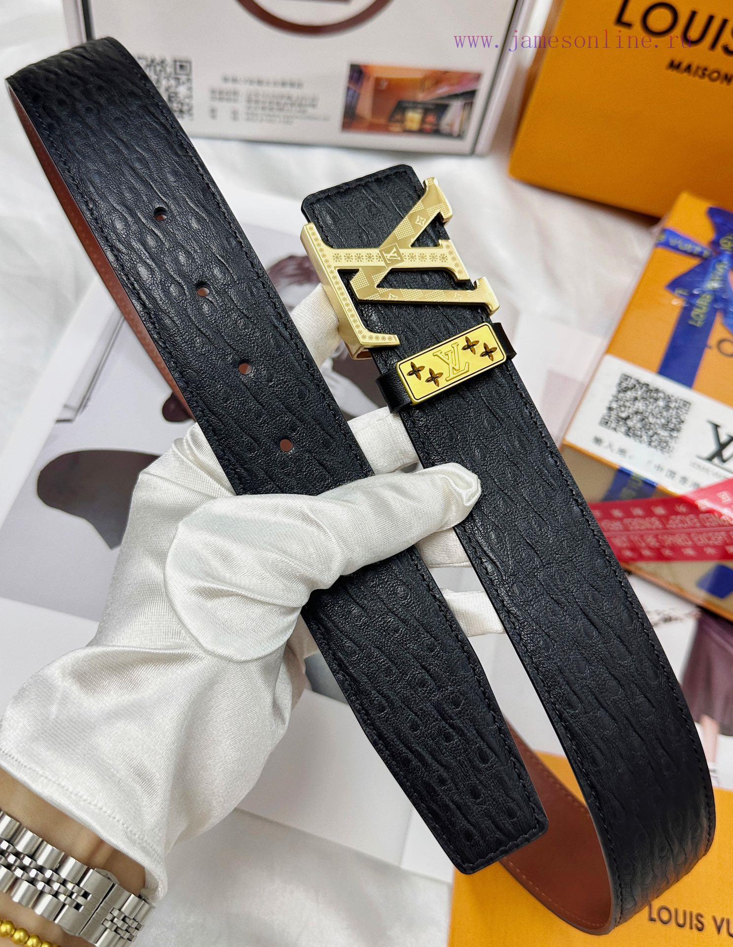 Belt LV Louis Vuitton's top tier replicaThe waistband is made of 100% cowhide, ensuring genu uxeqkgoh - Image 5