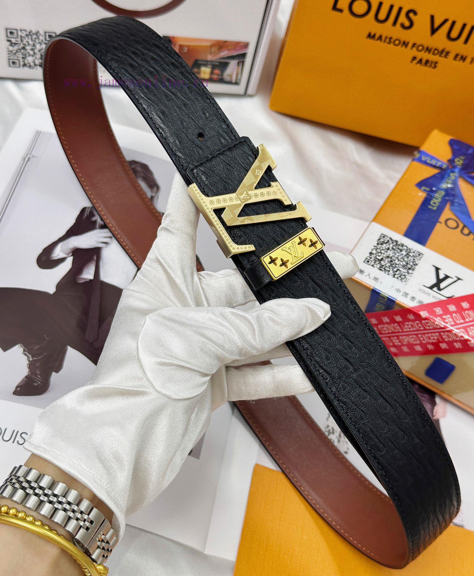 Belt LV Louis Vuitton's top tier replicaThe waistband is made of 100% cowhide, ensuring genu uxeqkgoh - Image 7