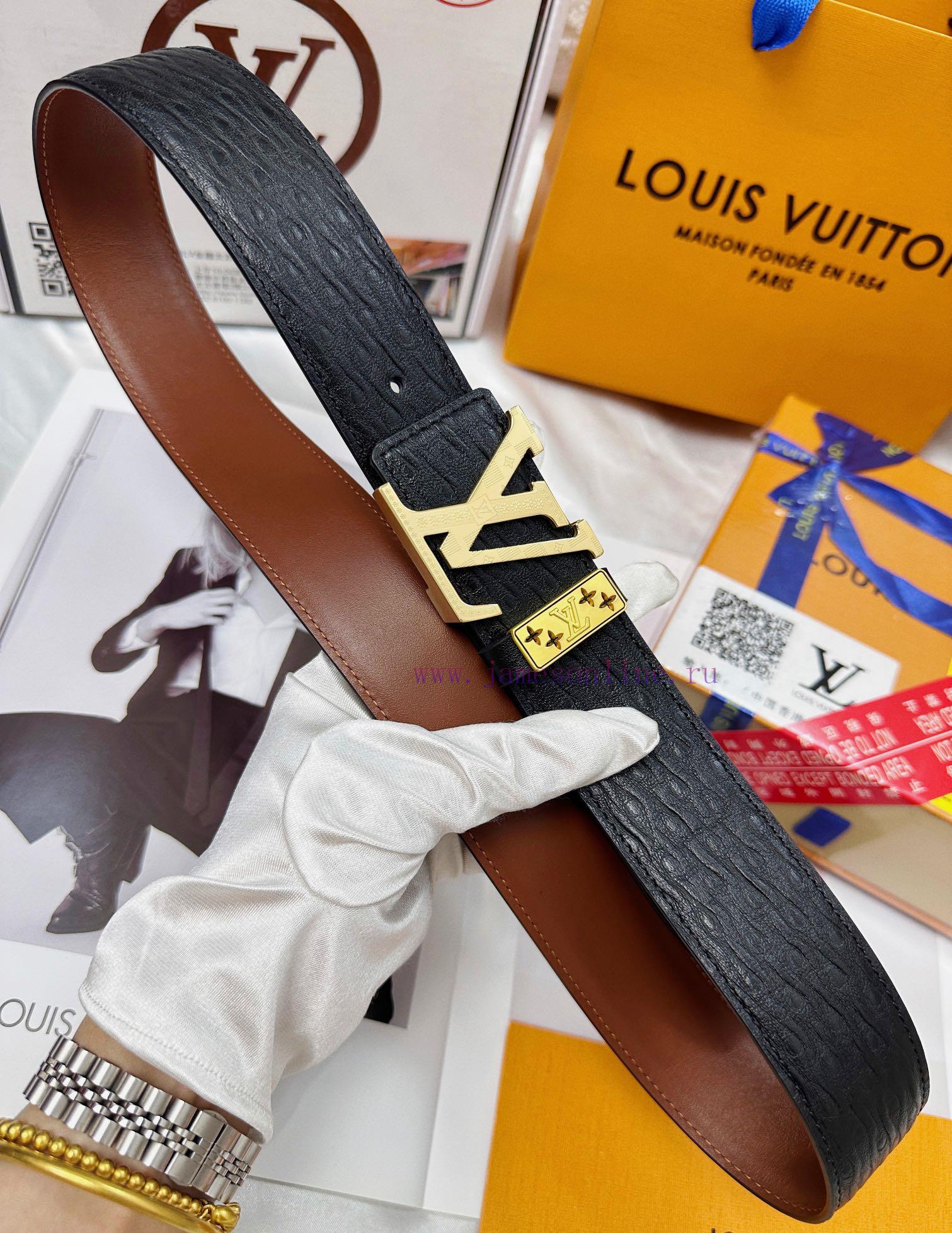 Belt LV Louis Vuitton's top tier replicaThe waistband is made of 100% cowhide, ensuring genu uxeqkgoh - Image 8