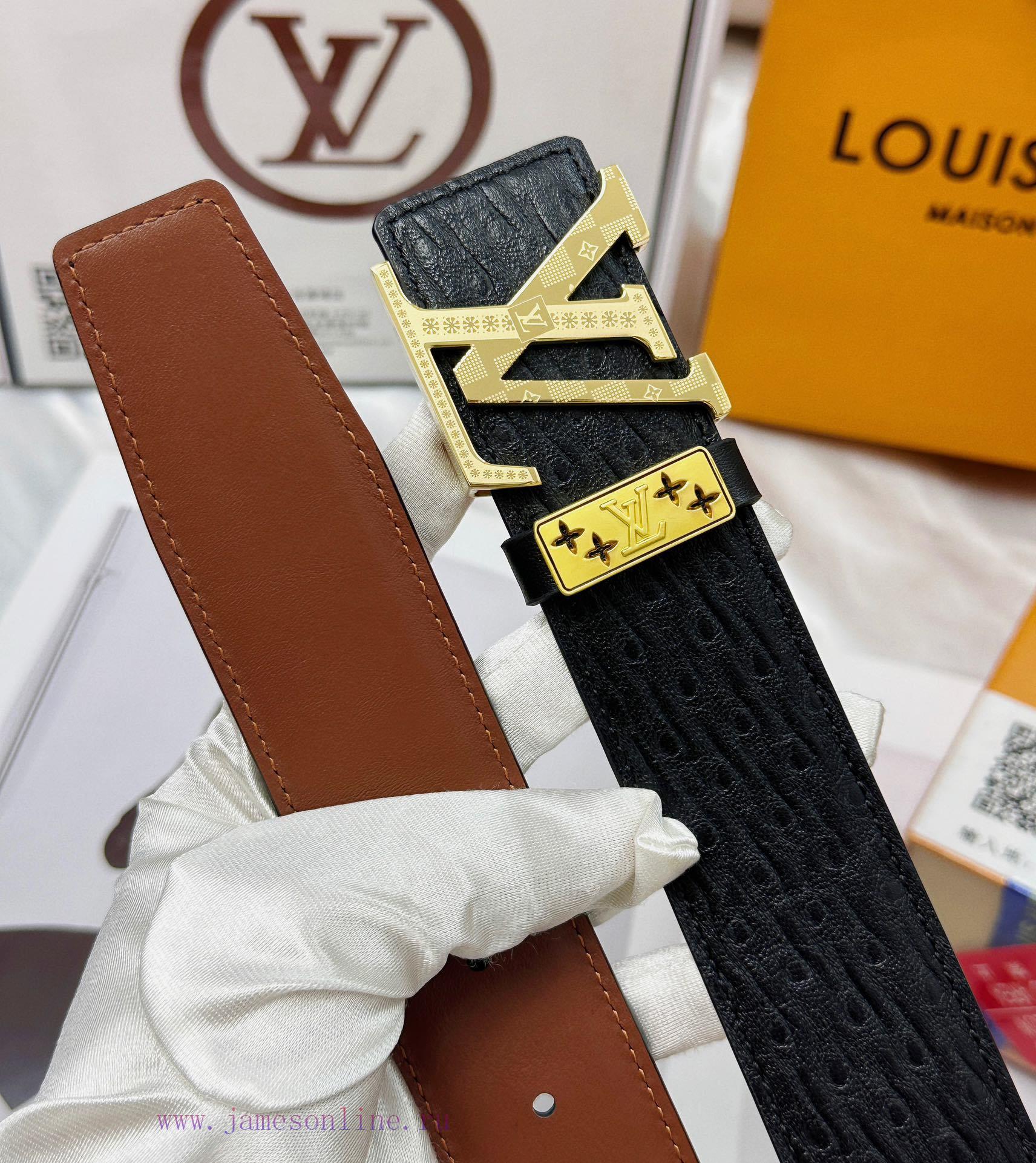 Belt LV Louis Vuitton's top tier replicaThe waistband is made of 100% cowhide, ensuring genu uxeqkgoh - Image 9
