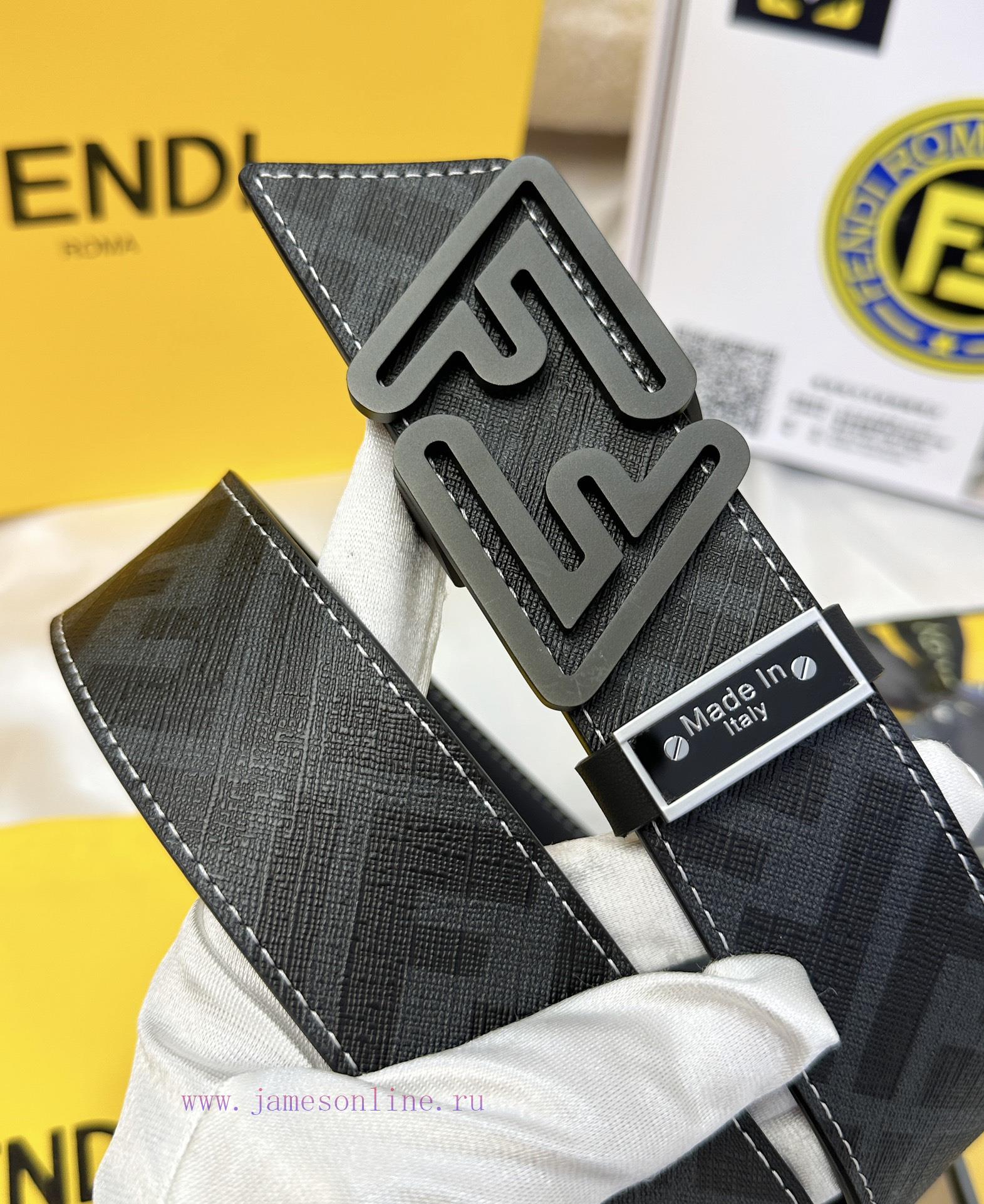 Belt FENDI Fendi ReproductionBelt made of 100% top layer cowhide, ensuring genuine leather d dsadwssm - Image 3