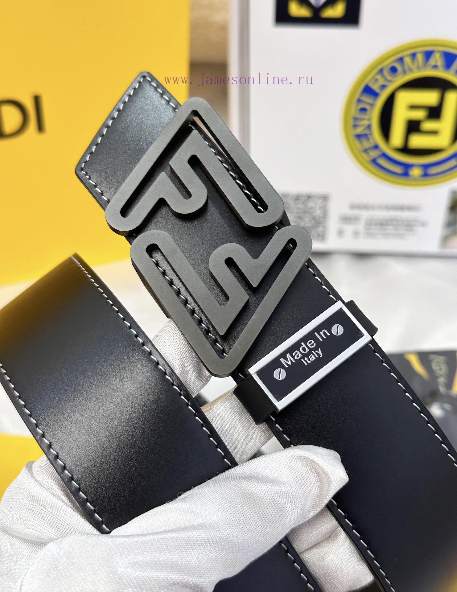 Belt FENDI Fendi ReproductionBelt made of 100% top layer cowhide, ensuring genuine leather d dsadwssm - Image 4
