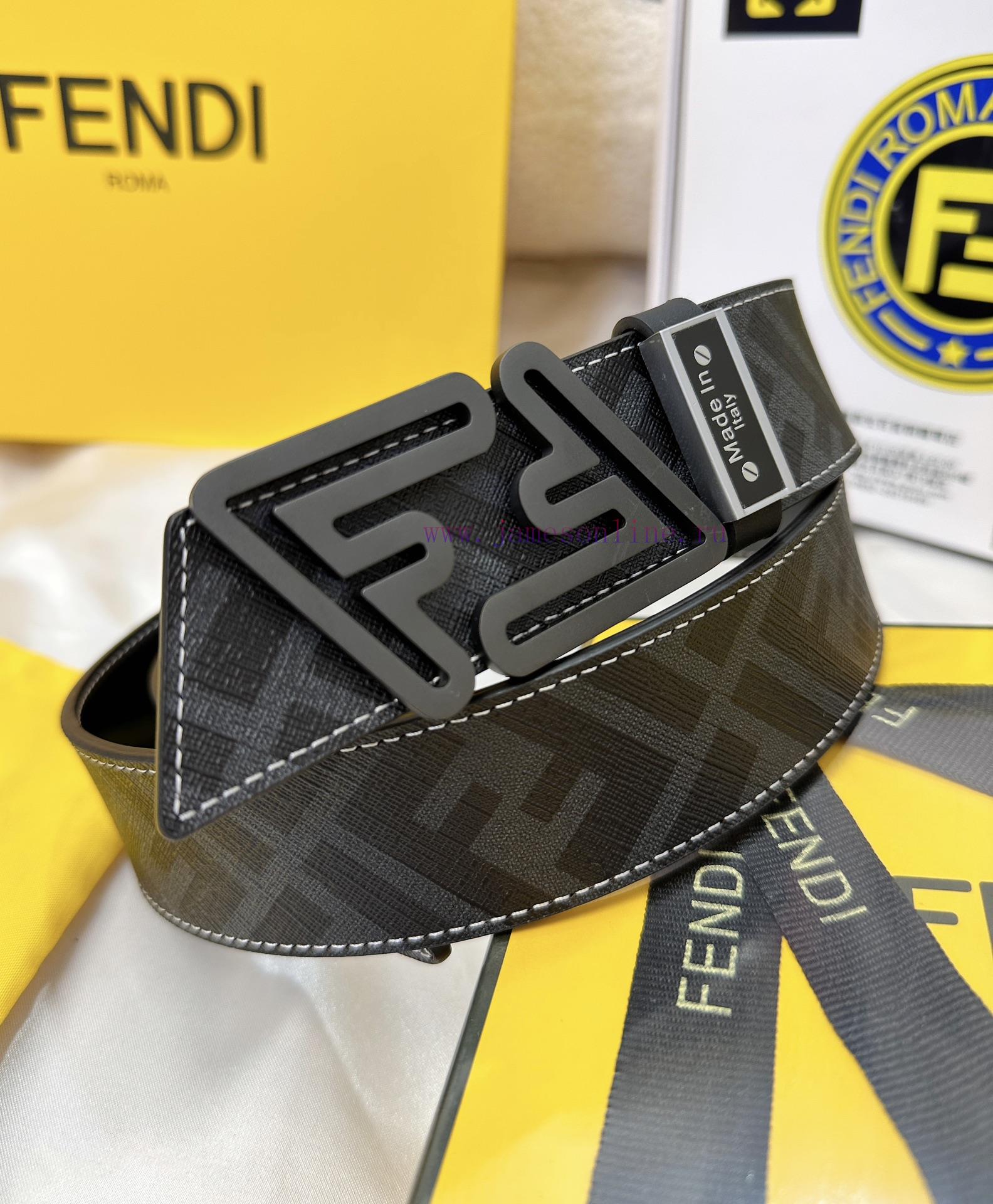 Belt FENDI Fendi ReproductionBelt made of 100% top layer cowhide, ensuring genuine leather d dsadwssm - Image 5
