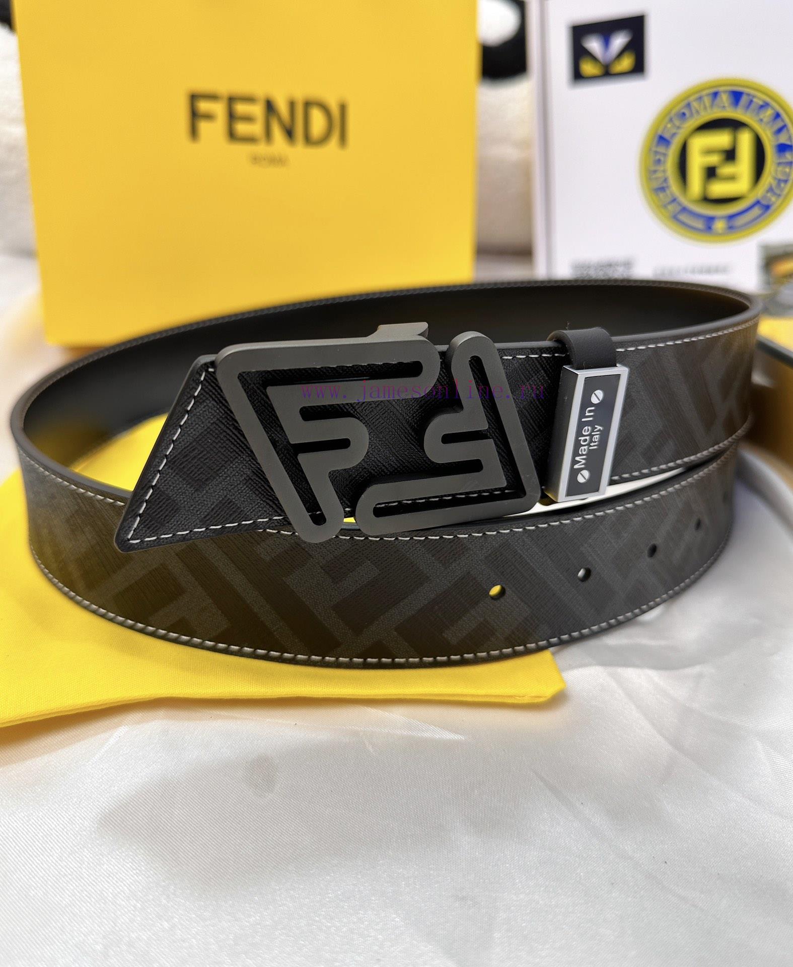 Belt FENDI Fendi ReproductionBelt made of 100% top layer cowhide, ensuring genuine leather d 1sv5ar1a - Image 4