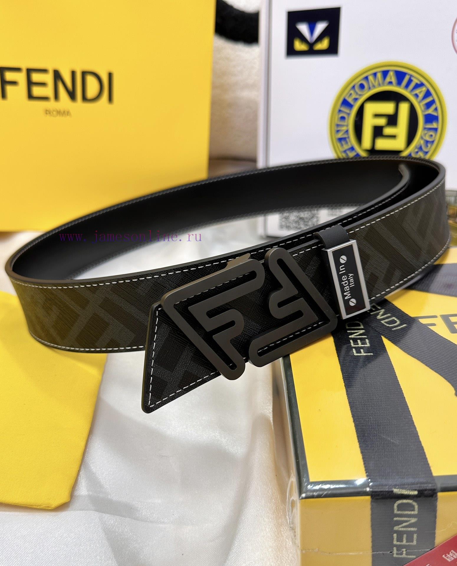 Belt FENDI Fendi ReproductionBelt made of 100% top layer cowhide, ensuring genuine leather d 1sv5ar1a - Image 7