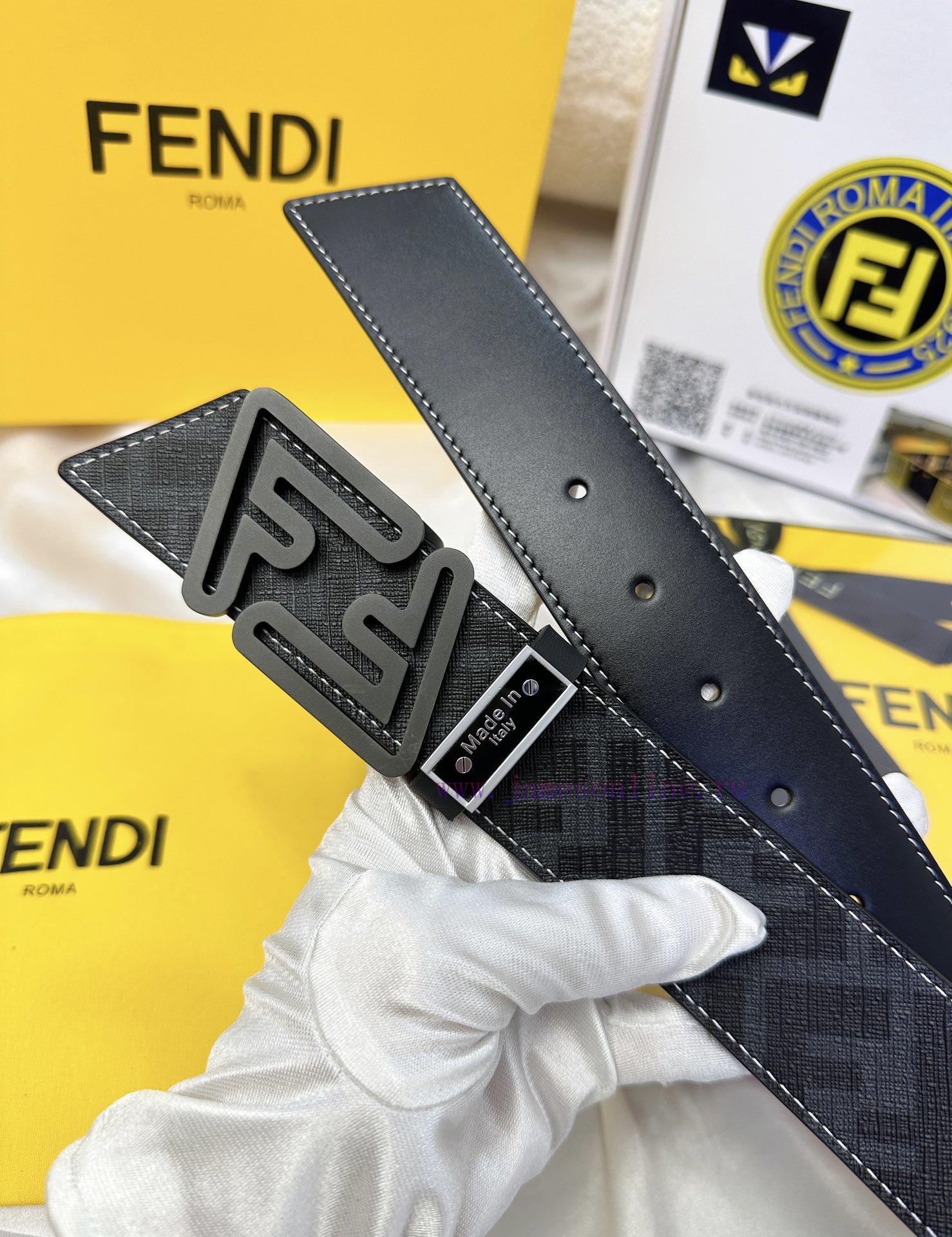 Belt FENDI Fendi ReproductionBelt made of 100% top layer cowhide, ensuring genuine leather d 1sv5ar1a - Image 10