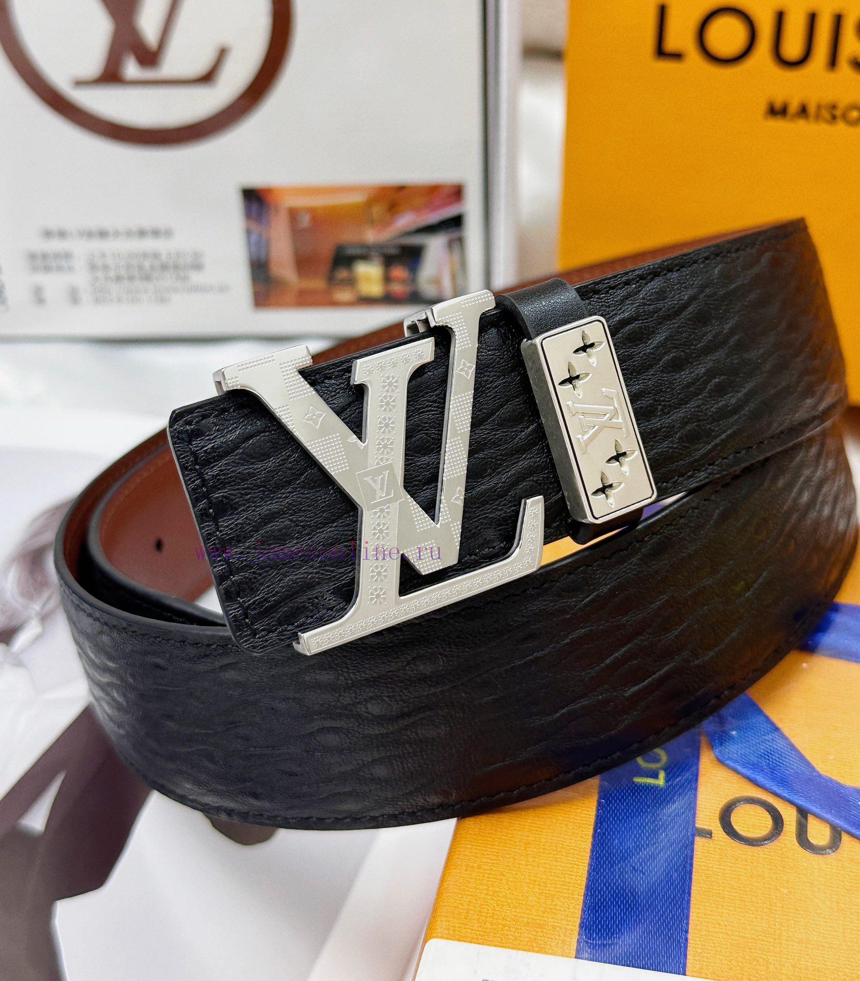 Belt LV Louis Vuitton's top tier replicaThe waistband is made of 100% cowhide, ensuring genu v34a7y7o