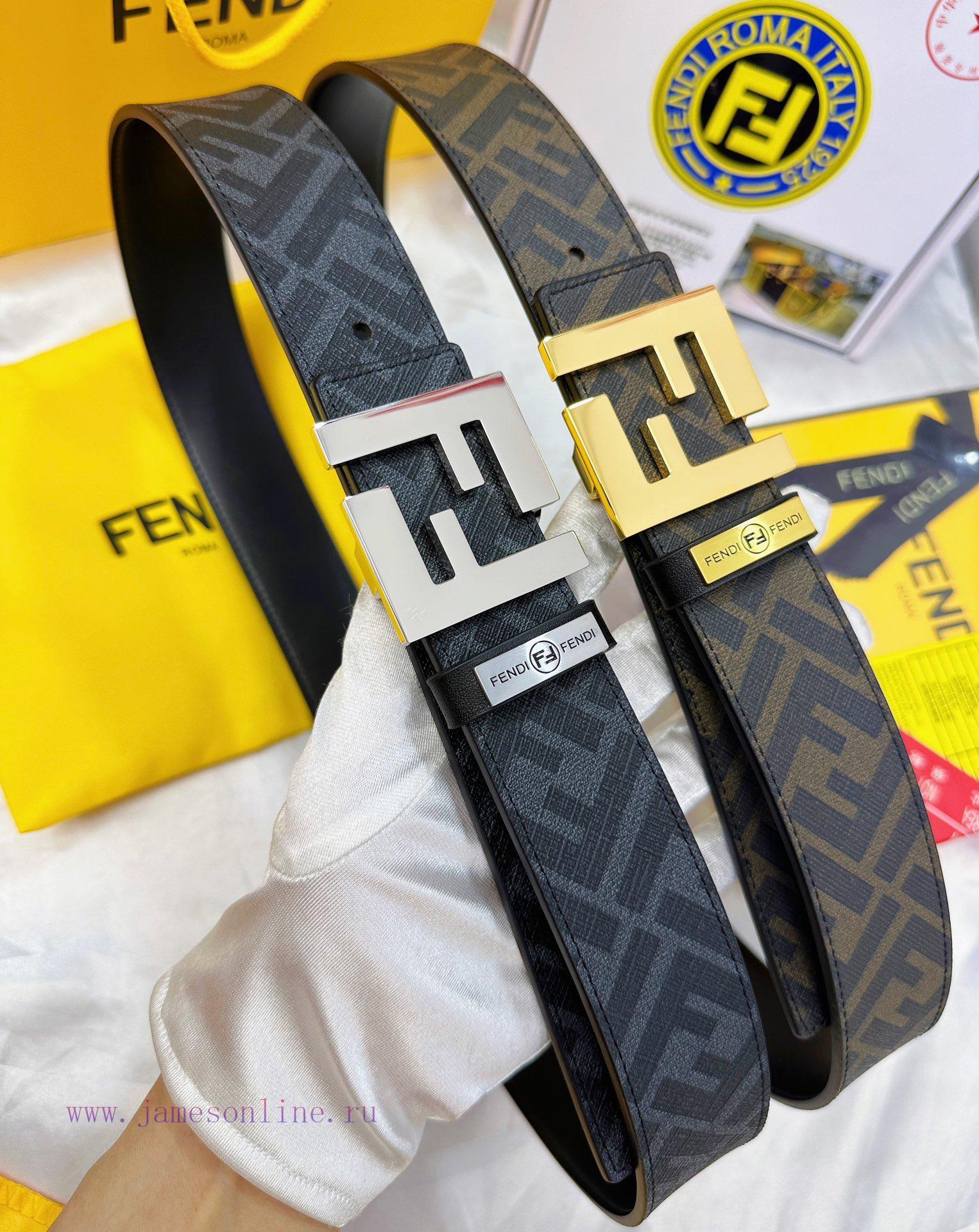Belt FENDI Fendi ReproductionBelt made of 100% imported top layer cowhide, ensuring genuine 54zec5wj - Image 9
