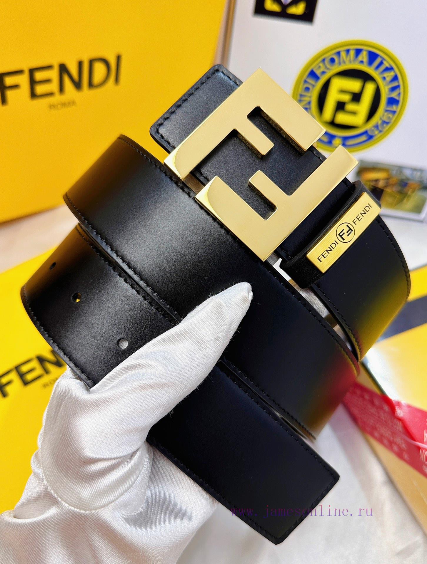 Belt FENDI Fendi ReproductionBelt made of 100% imported top layer cowhide, ensuring genuine cr1cx0gw - Image 7