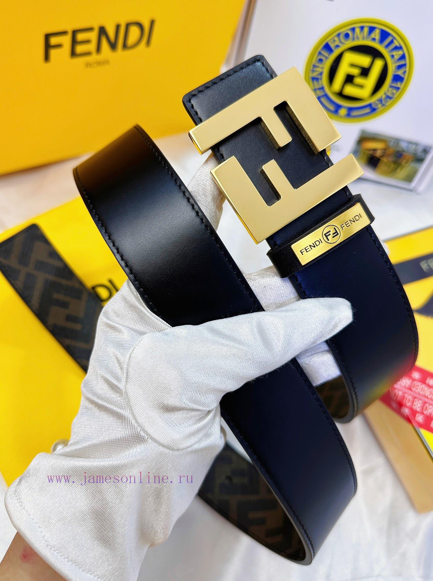 Belt FENDI Fendi ReproductionBelt made of 100% imported top layer cowhide, ensuring genuine cr1cx0gw - Image 8