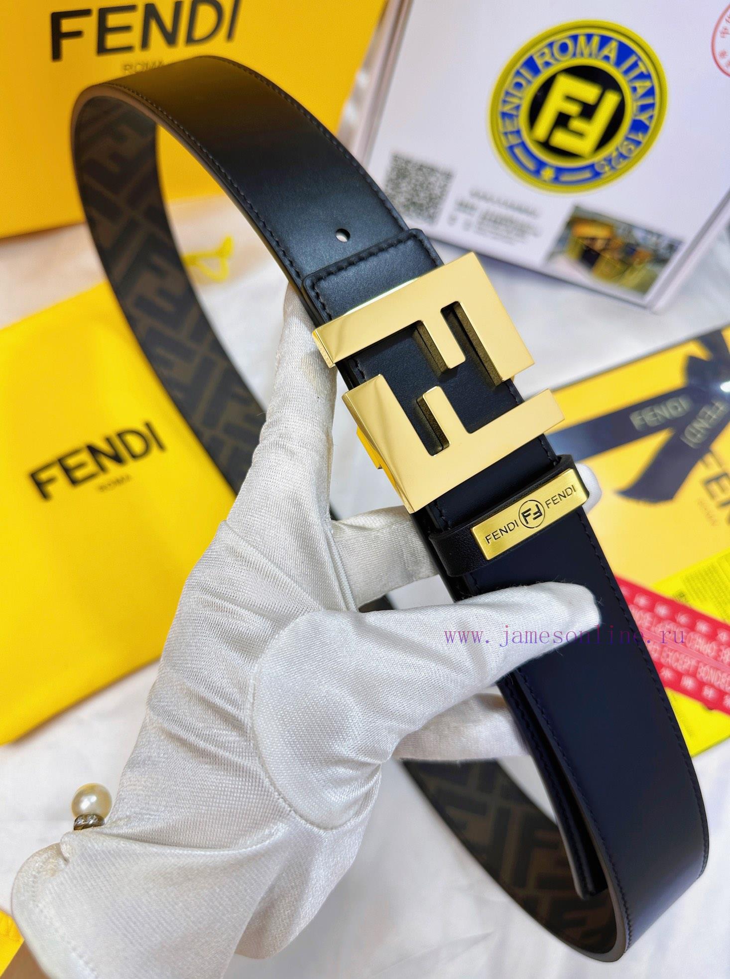 Belt FENDI Fendi ReproductionBelt made of 100% imported top layer cowhide, ensuring genuine cr1cx0gw - Image 10
