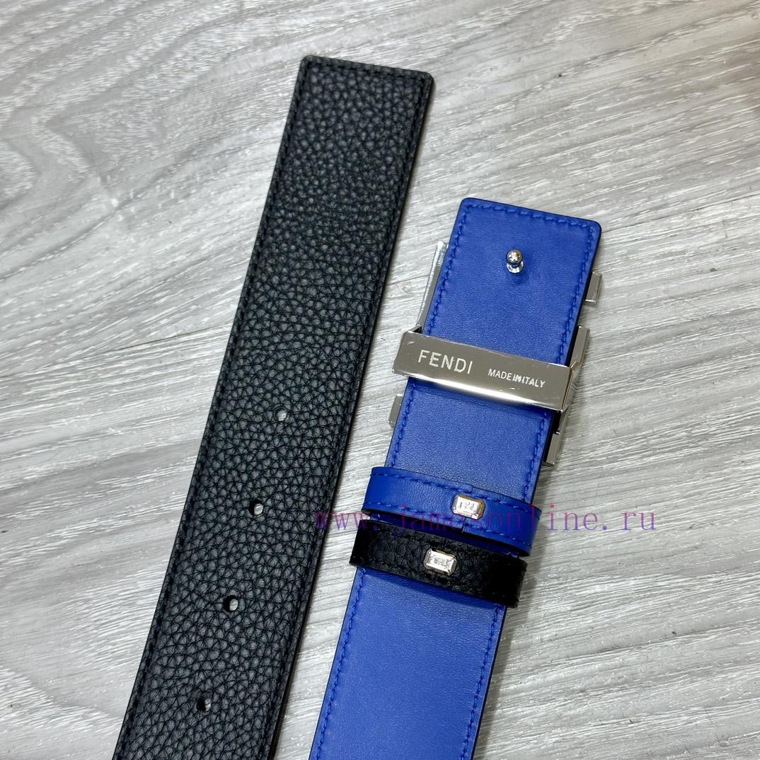 FENDL 40MM wide double-sided original calf leather with a single ruthenium palladium plated if73boar - Image 9