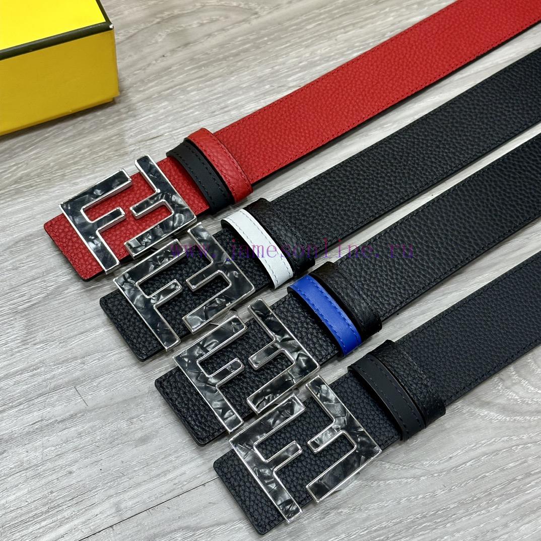 FENDL 40MM wide double-sided original calf leather with a single ruthenium palladium plated if73boar - Image 10