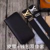 LV. Louis Vuitton Double Piece SetWooden box, belt+wallet, two-piece setGrade: Imported 100% pgvravju