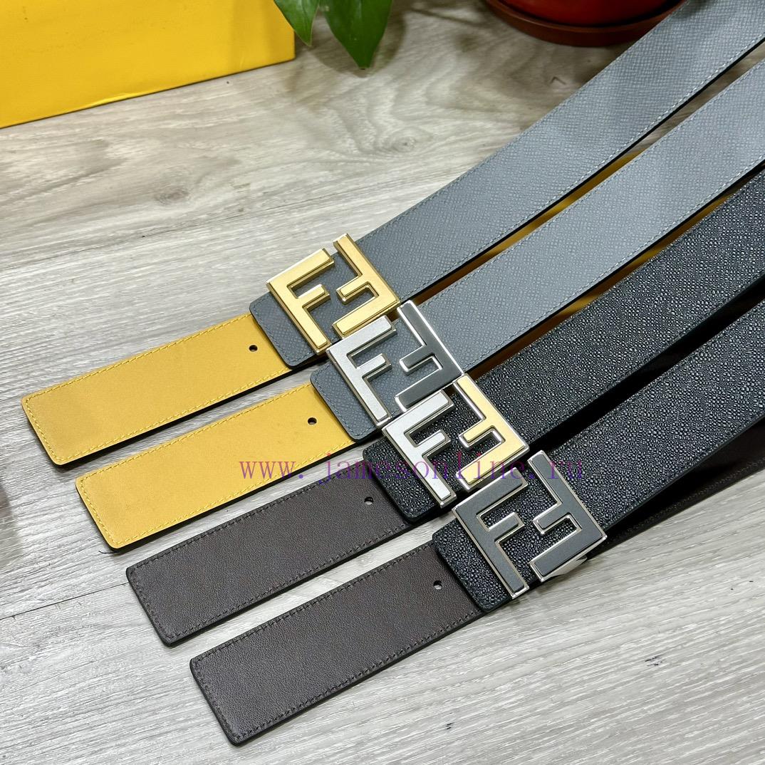 FENDL 40MM wide double-sided original calf leather with a single ruthenium palladium plated 9nkktve6 - Image 7