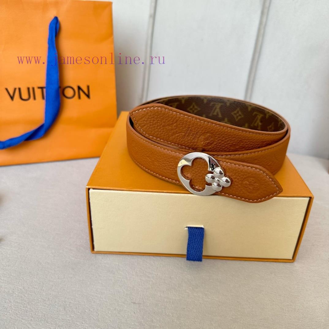 𝕃𝕠𝕦𝕚𝕤𝕧𝕦𝕚𝕥𝕥𝕠𝕟 Women's Classic Top Leisure Belt Width 30mm This timeless and elegant design is 6mr47kvt - Image 5