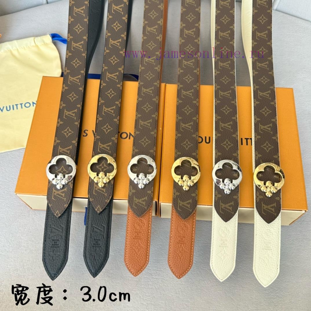 𝕃𝕠𝕦𝕚𝕤𝕧𝕦𝕚𝕥𝕥𝕠𝕟 Women's Classic Top Leisure Belt Width 30mm This timeless and elegant design is 6mr47kvt - Image 10