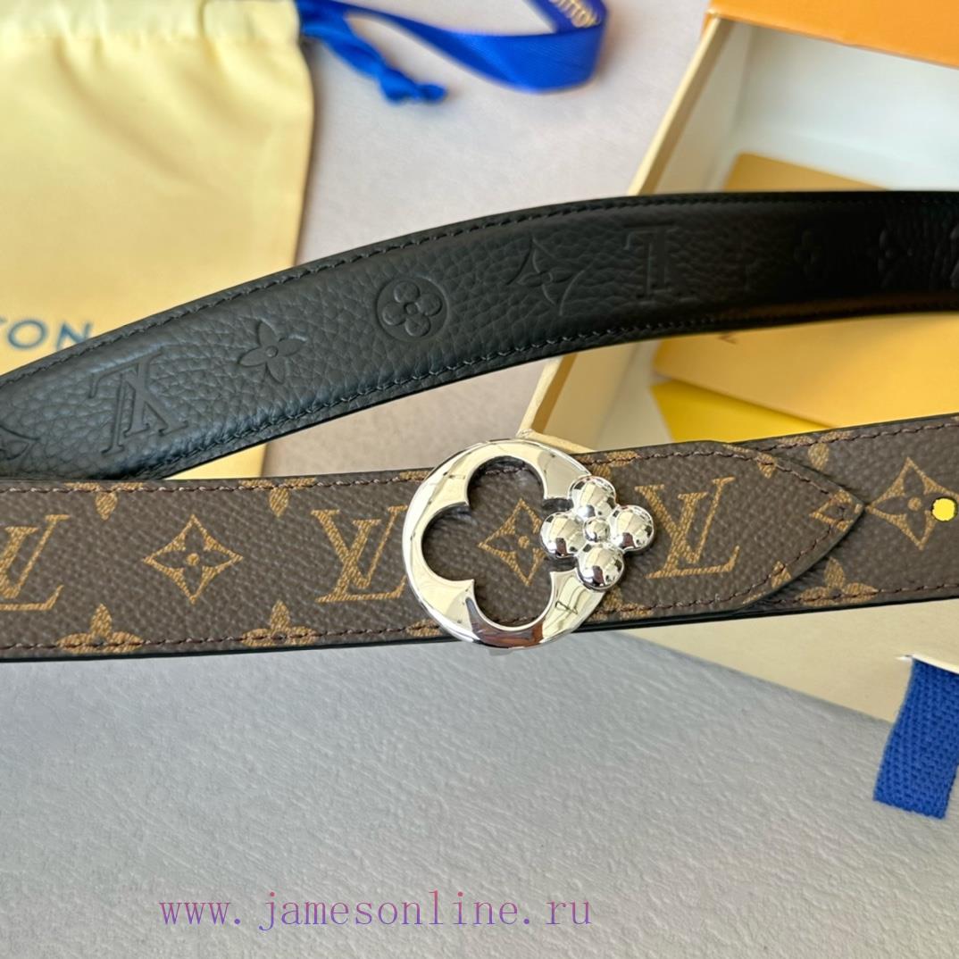 𝕃𝕠𝕦𝕚𝕤𝕧𝕦𝕚𝕥𝕥𝕠𝕟 Women's Classic Top Leisure Belt Width 30mm This timeless and elegant design is 4z4arwt1 - Image 3