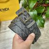 FENDI FendiFull set of the same width 4.0CM double ring front and back waist belt FF nail bu rl6o9aqq