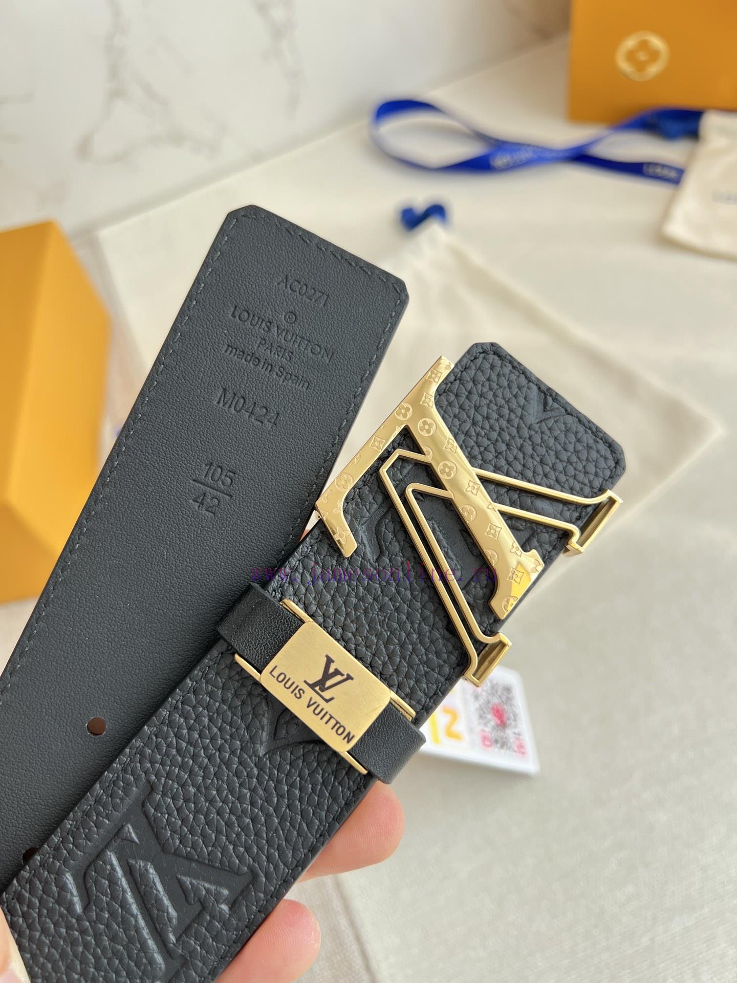 LV... Louis Vuitton Belt and BeltsBuckle, classic pure steel material letter buckle, top lay d36y22ev - Image 7