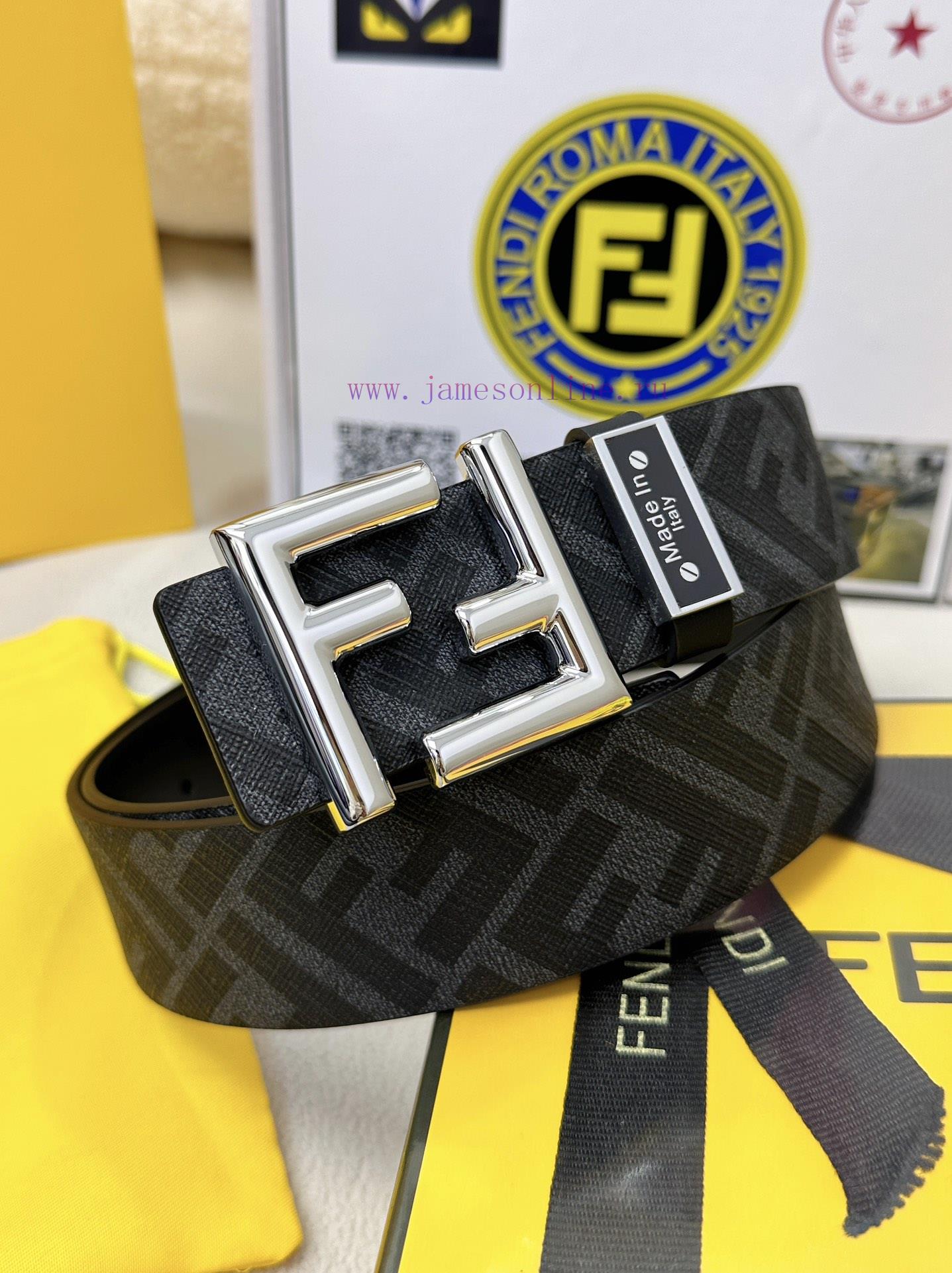 Belt FENDI Fendi ReproductionThe waistband is made of 100% cowhide, ensuring genuine leather vquttumj