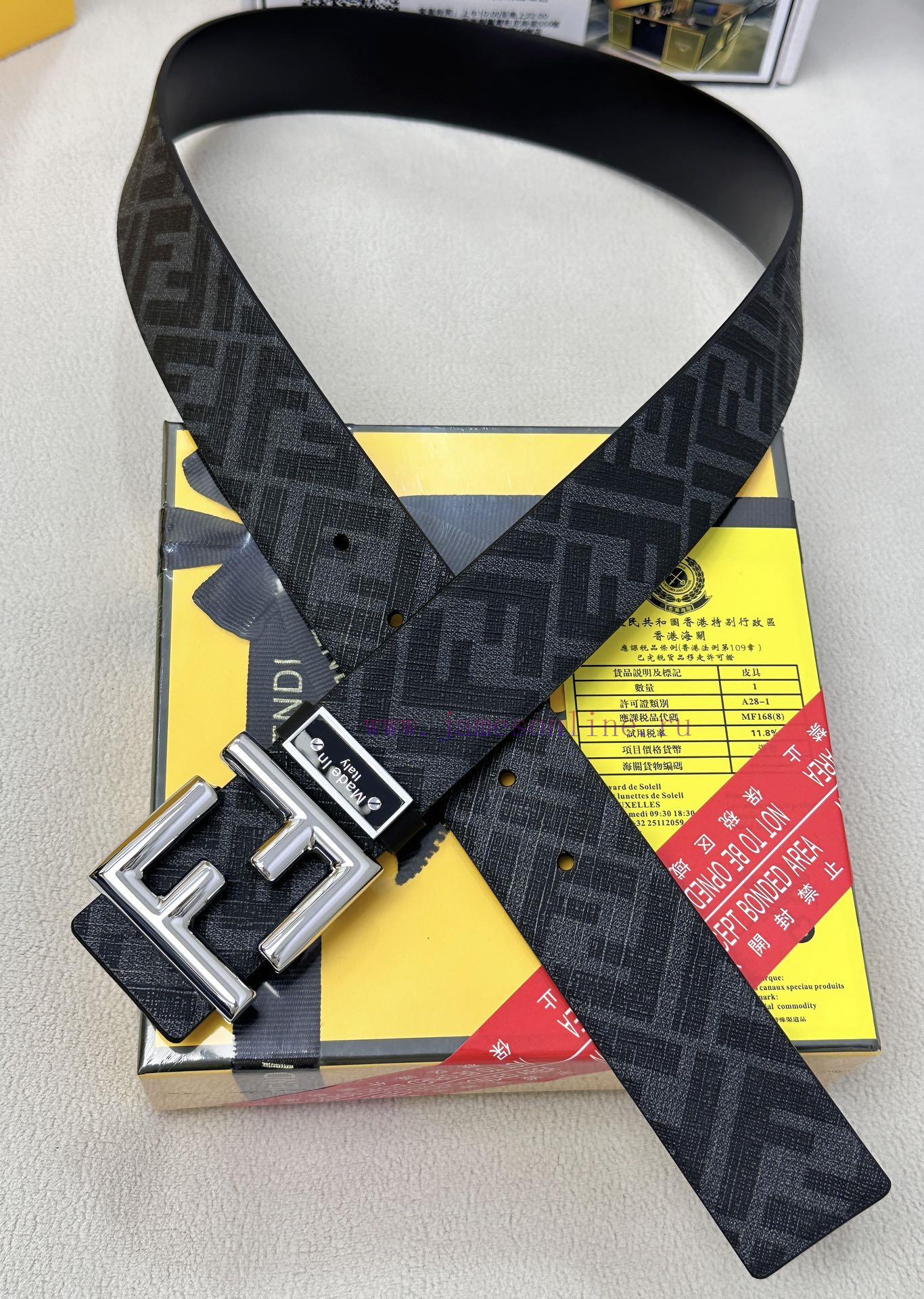 Belt FENDI Fendi ReproductionThe waistband is made of 100% cowhide, ensuring genuine leather vquttumj - Image 8