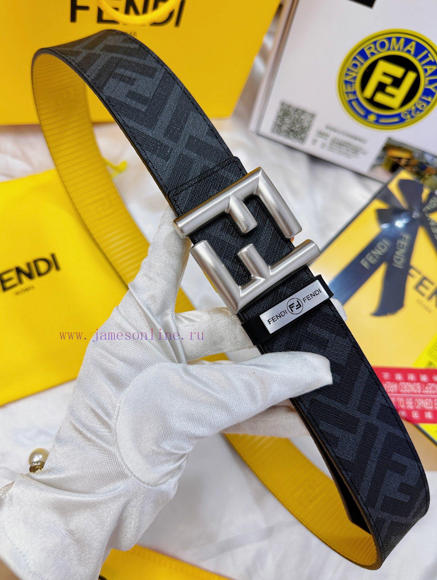Belt FENDI Fendi ReproductionThe waistband is made of 100% imported top layer cowhide, ensur teupi73i - Image 5
