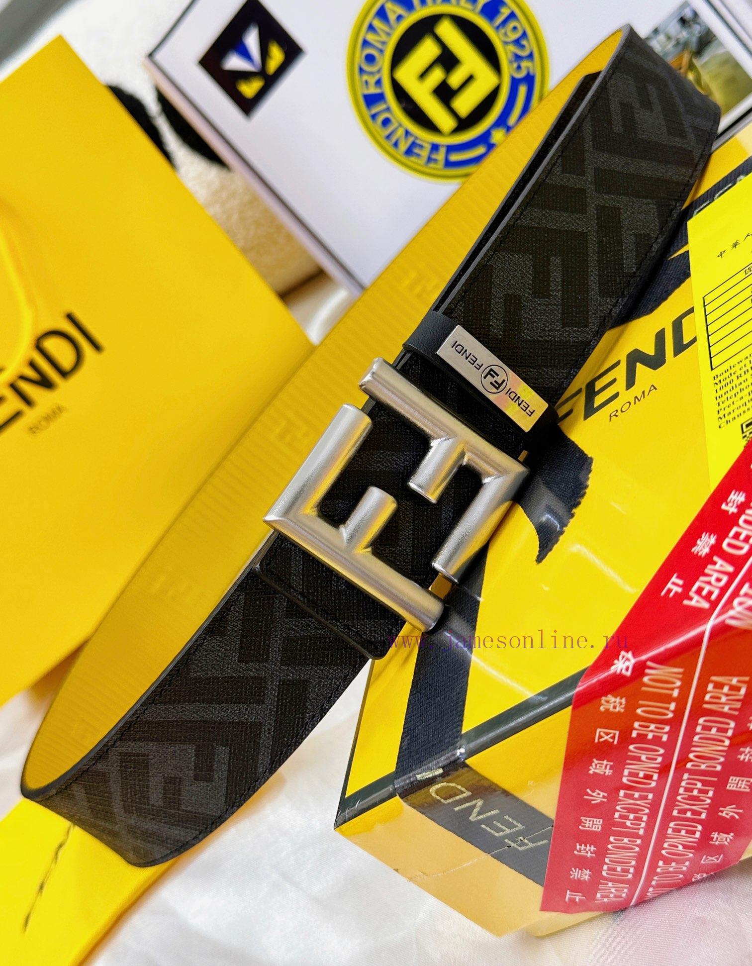 Belt FENDI Fendi ReproductionThe waistband is made of 100% imported top layer cowhide, ensur teupi73i - Image 7