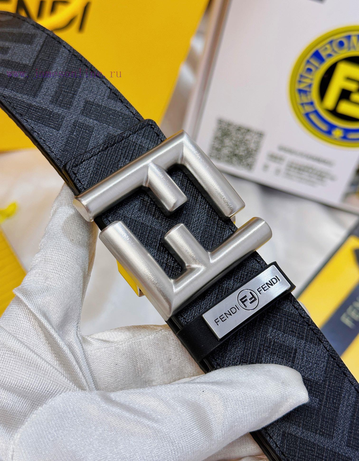 Belt FENDI Fendi ReproductionThe waistband is made of 100% imported top layer cowhide, ensur teupi73i - Image 8