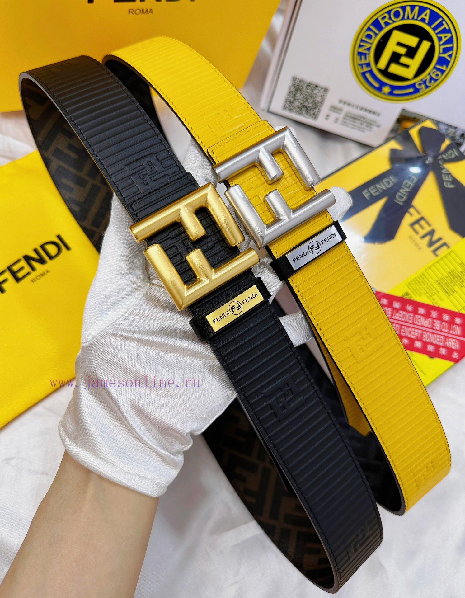 Belt FENDI Fendi ReproductionThe waistband is made of 100% imported top layer cowhide, ensur teupi73i - Image 10
