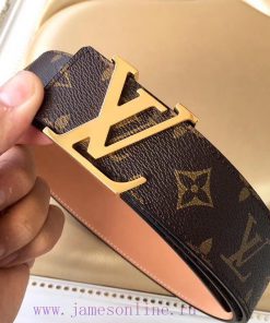 Paired with LV high-end customized men's leather belt, the belt is 4.0cm long and made of th s744w5jj