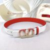 4.0cm Valentino new belt, double-sided top layer cowhide material, length 75.80.85.90.95.100 xim7gdlz
