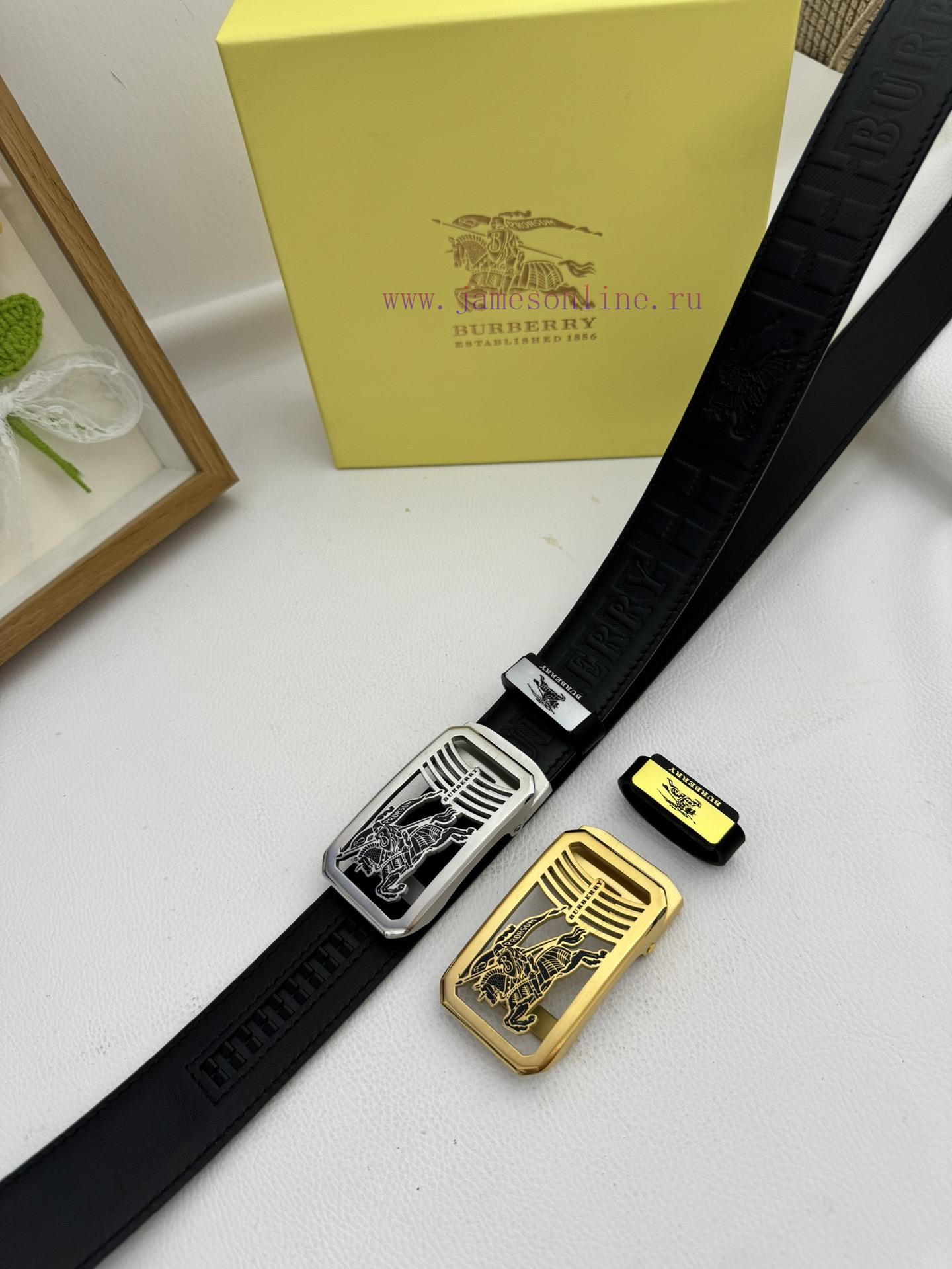 Burberry automatic beltMaterial: Leather Belt with 100% Head Layer. The leather belt is guar w72x1mkc - Image 2