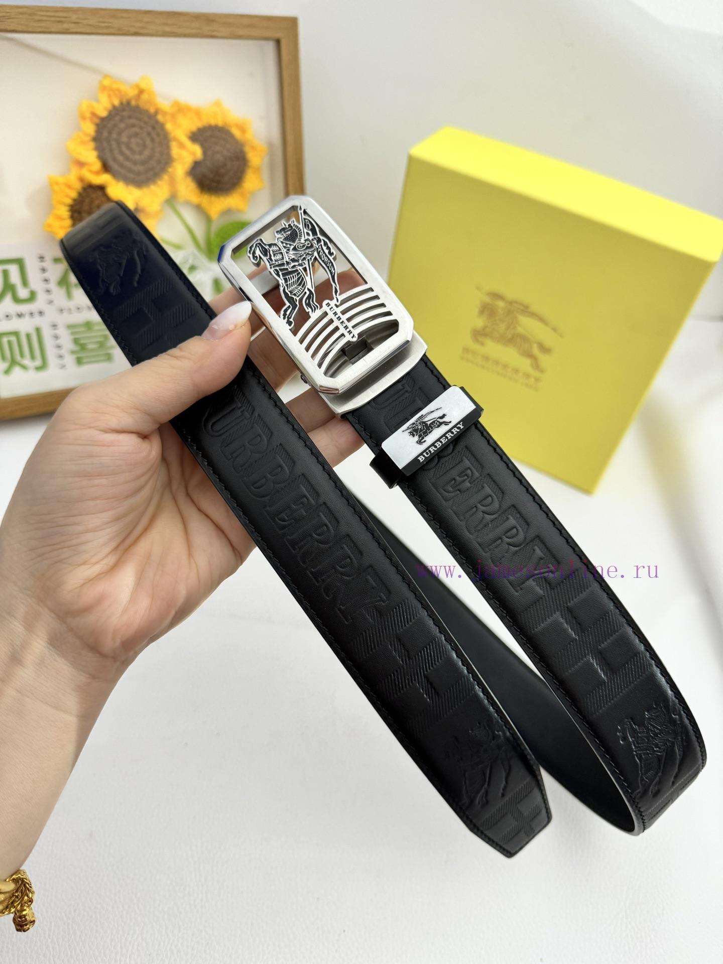 Burberry automatic beltMaterial: Leather Belt with 100% Head Layer. The leather belt is guar w72x1mkc - Image 8