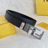 Fendi FENDI ️ Belt and beltBuckle, original classic pure copper boutique rotating buckle, ph tegk56ab