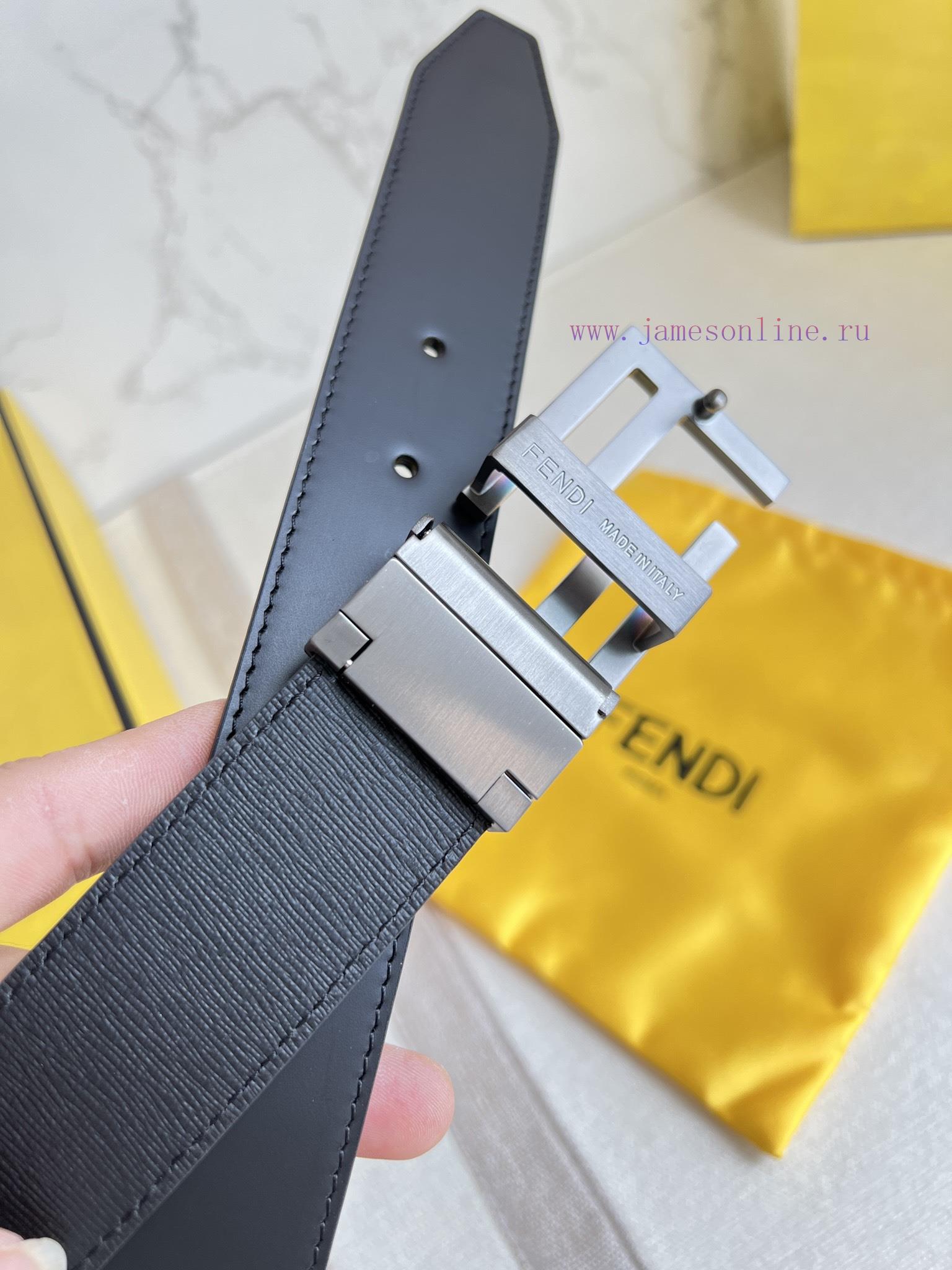Fendi FENDI ️ Belt and beltBuckle, original classic pure copper boutique rotating buckle, ph tegk56ab - Image 6