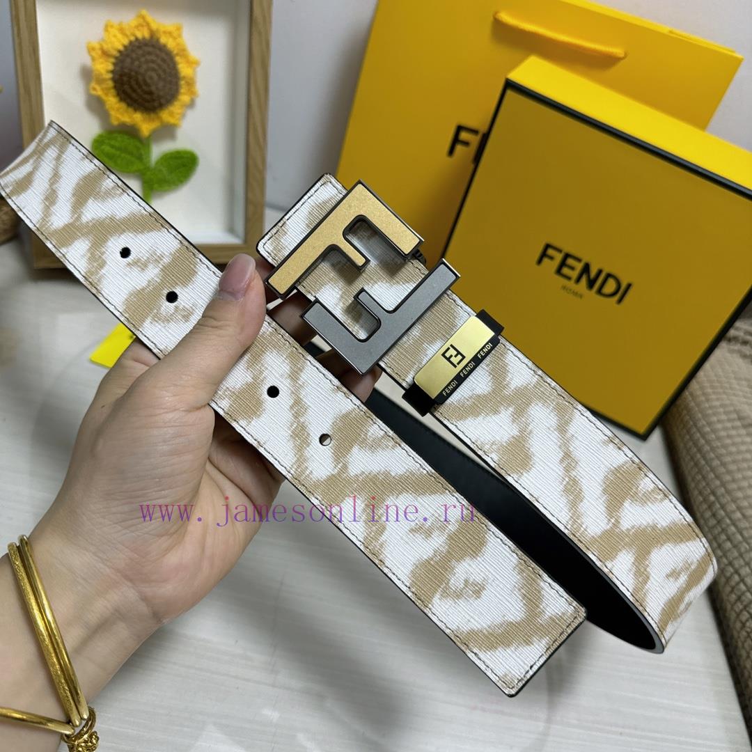 Fendi FENDIMaterial: Leather Belt with 100% Head Layer. The leather belt is guaranteed to be k5zzfyq1 - Image 3