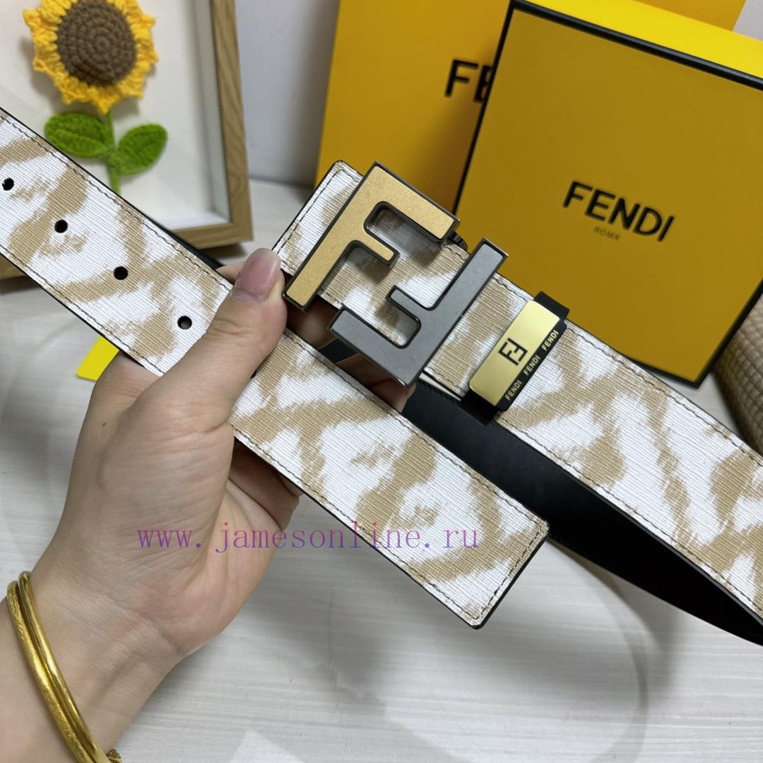 Fendi FENDIMaterial: Leather Belt with 100% Head Layer. The leather belt is guaranteed to be k5zzfyq1 - Image 4