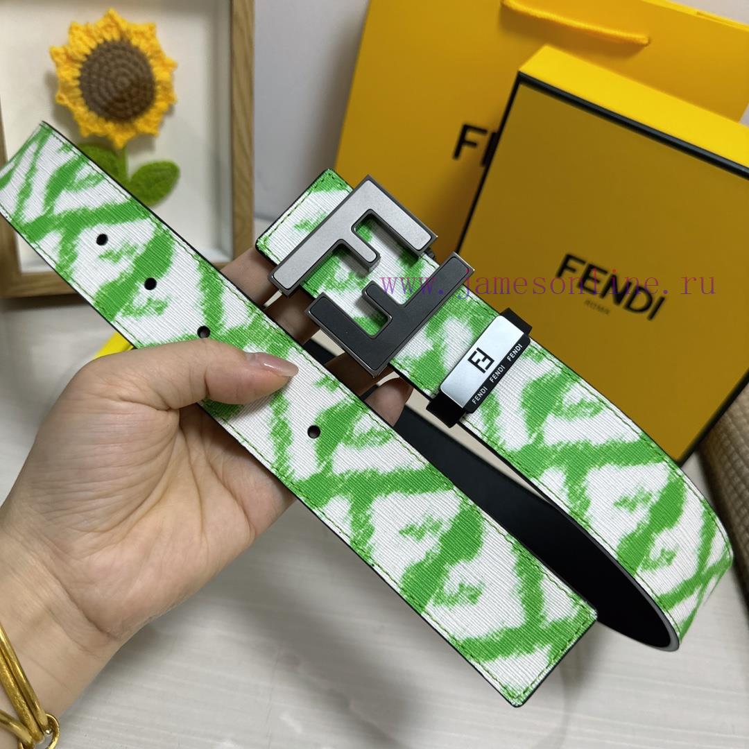 Fendi FENDIMaterial: Leather Belt with 100% Head Layer. The leather belt is guaranteed to be hlhnykau - Image 3