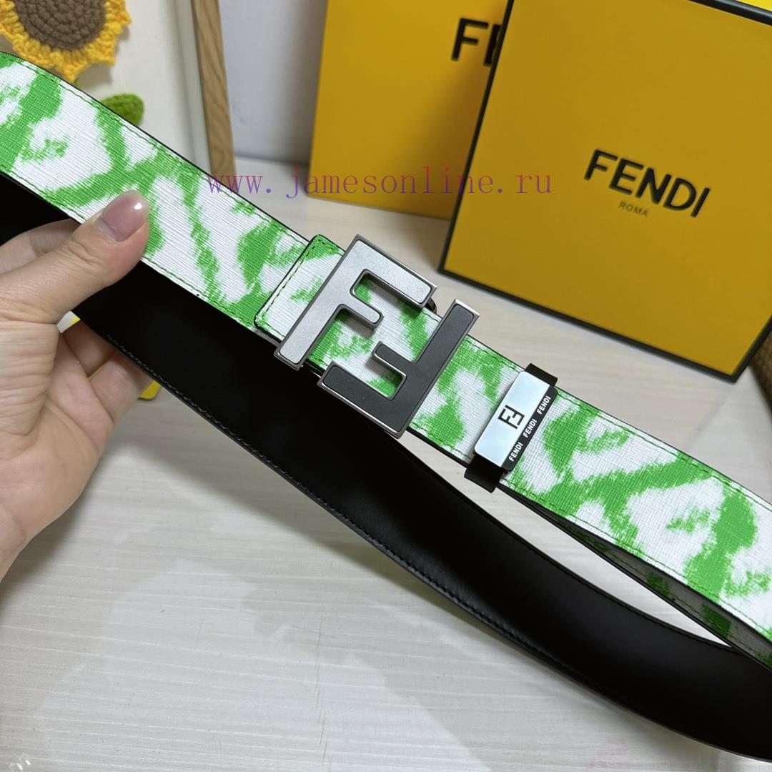 Fendi FENDIMaterial: Leather Belt with 100% Head Layer. The leather belt is guaranteed to be hlhnykau - Image 8