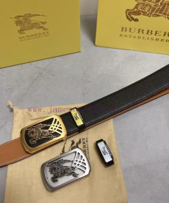 BurberryMaterial: Leather Belt with 100% Head Layer. The leather belt is guaranteed to be ge mk0mldg5