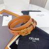 Celine has upgraded its materials with genuine IP plated steel buckles measuring 2.5 centime 1l13pv9k