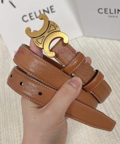 Celine 2.5cm double-sided calf leather top layer customization, with a Triumphal Arch emboss qwy2qvyf