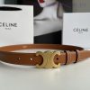 CELINE Triumphal Arch logo gold buckle trendy belt, the secret weapon for wearing a good fig 9glaogxm