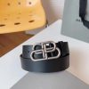 [Balenciaga] 3.8cm BB belt, available in multiple sizes to meet the needs of girls with diff hujmkxwe